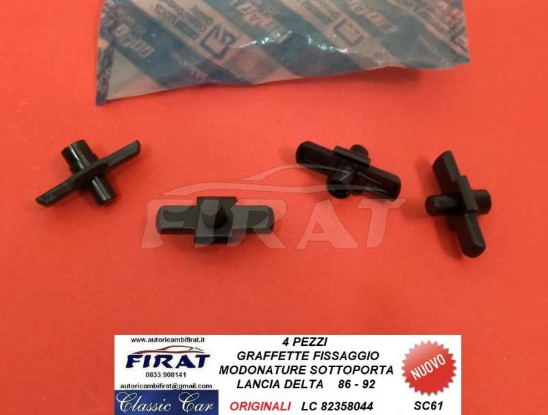 GRAFFETTE FISSAGGIO MODANATURE SOTTOPORTA LANCIA DELTA (82358044